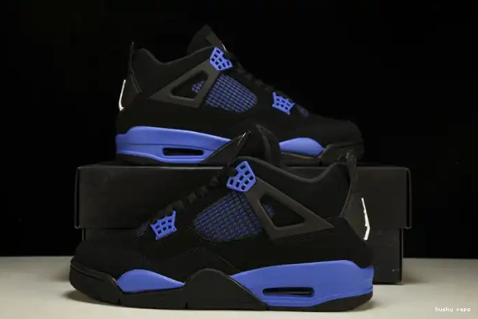 Cheap Husky Game Jordan 4 CT8527-018 Royal Black Retro 0517